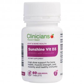 Sunshine Vitamin D3 1000IU with Vitamin K2