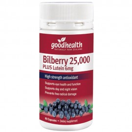 Bilberry 25,000mg Plus Lutein 6mg