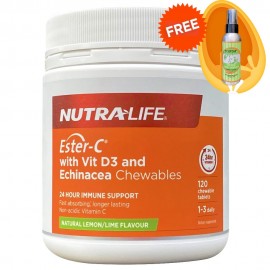  Ester C 1000 with Vit D3 + Echinacea Chewables
