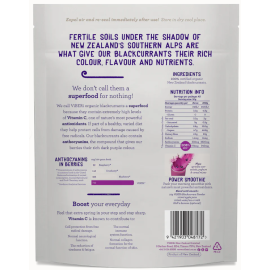 Organic Blackcurrant Powder 450g (Loose Powder)