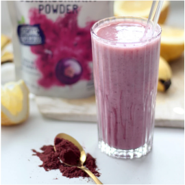 Organic Blackcurrant Powder 450g (Loose Powder)