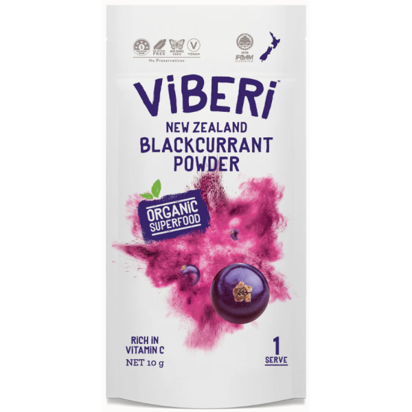 Organic Blackcurrant Powder 50g (5x Sachets)